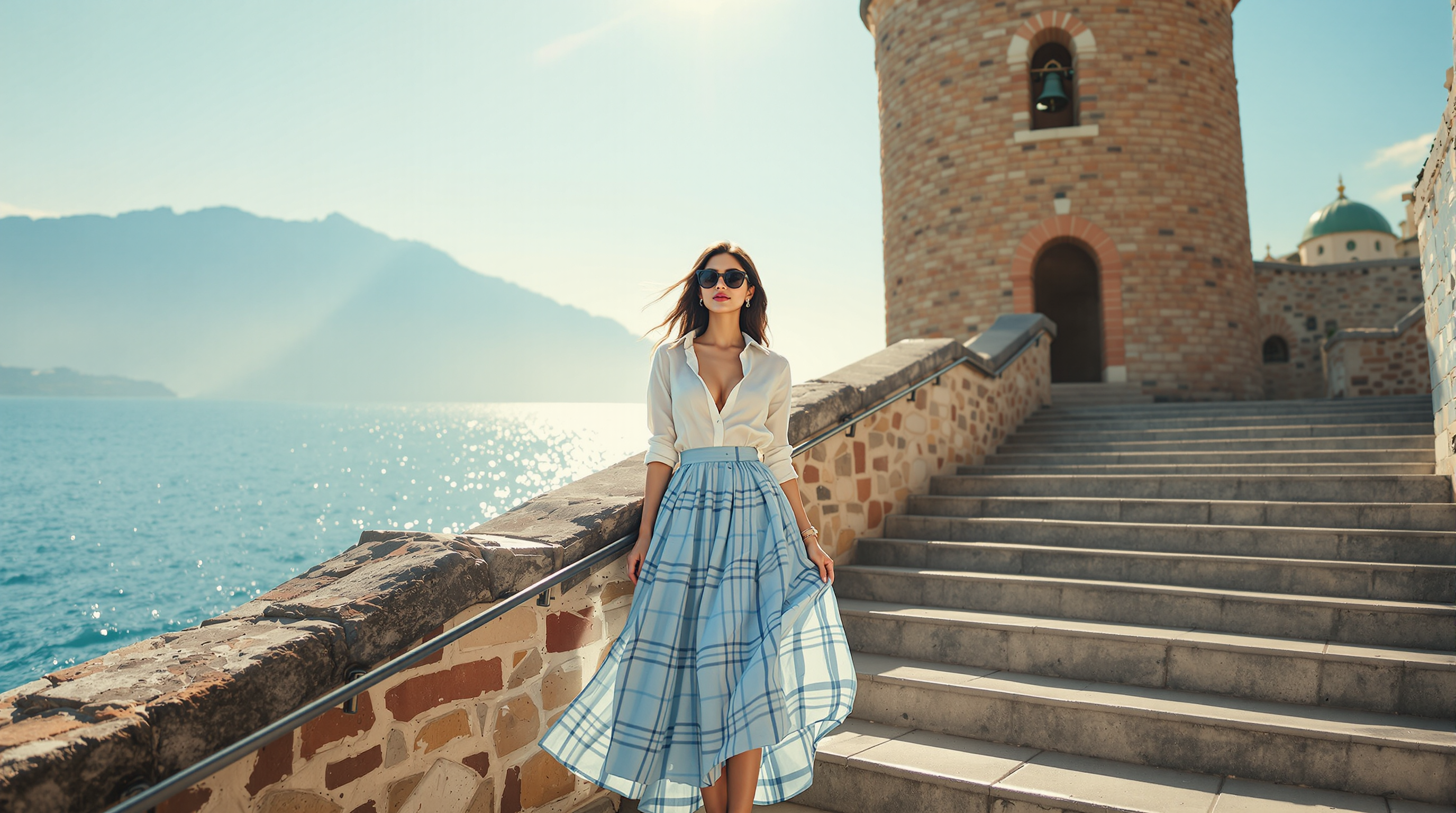 Stylish flat lay of fashion accessories representing ChicBySally's content creation services